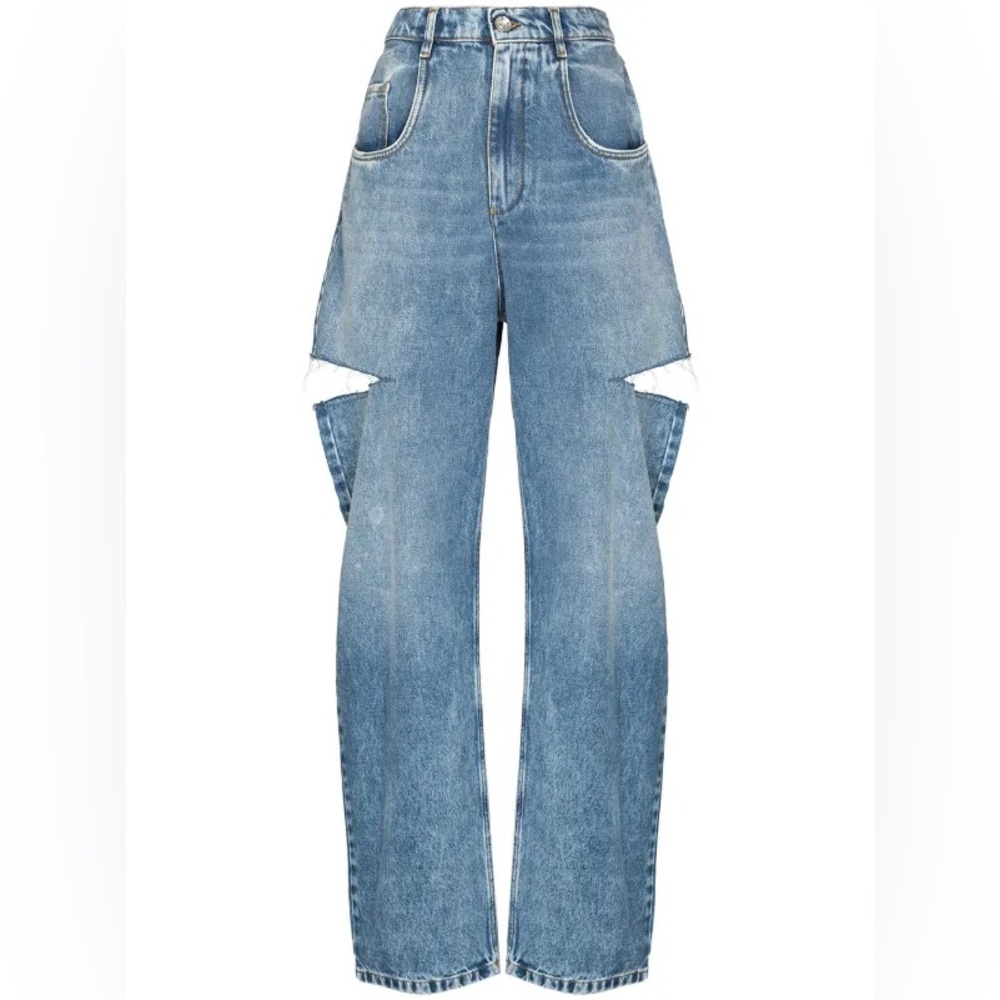 MM6 Maison Margiela denim jeans with slash details